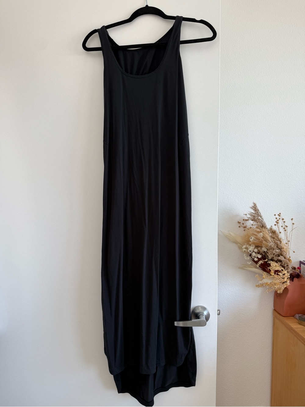 Lululemon Black Tank Maxi Dress - Soft Athleisure